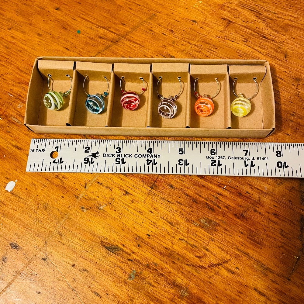Glass Wine Charms